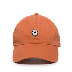 Ghost Baseball Cap Embroidered Cotton Adjustable Dad Hat