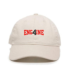 Engine 4 FD Dad Baseball Cap Embroidered Cotton Adjustable Dad Hat