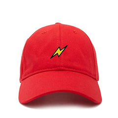 Bolt Lightning Baseball Cap Embroidered Cotton Adjustable Dad Hat