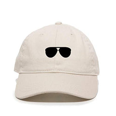 Aviator Baseball Cap Embroidered Cotton Adjustable Dad Hat
