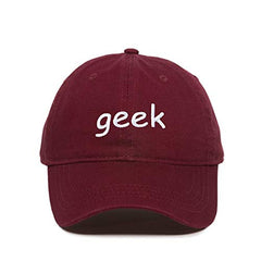 Geek Baseball Cap Embroidered Cotton Adjustable Dad Hat