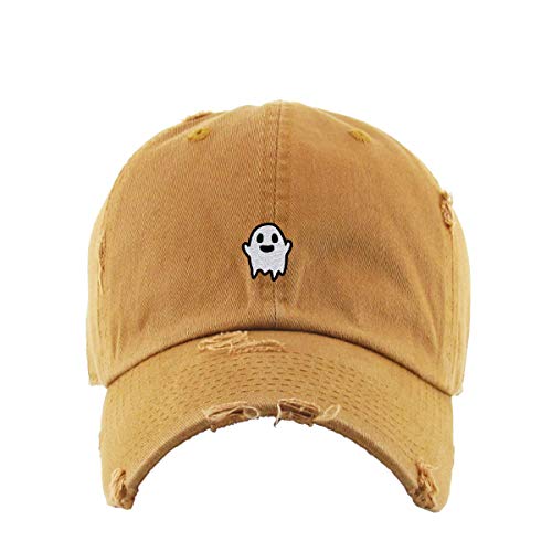 Ghost Vintage Baseball Cap Embroidered Cotton Adjustable Distressed Dad Hat