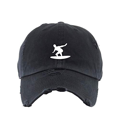 Surfer Vintage Baseball Cap Embroidered Cotton Adjustable Distressed Dad Hat