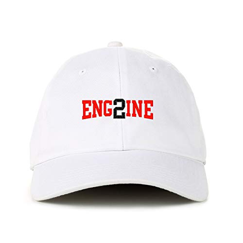 Engine 2 FD Dad Baseball Cap Embroidered Cotton Adjustable Dad Hat
