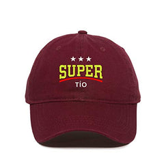 Super TIO Dad Baseball Cap Embroidered Cotton Adjustable Dad Hat
