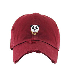 Panda Chains Vintage Baseball Cap Embroidered Cotton Adjustable Distressed Dad Hat