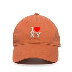 I Heart NY Dad Baseball Cap Embroidered Cotton Adjustable Dad Hat
