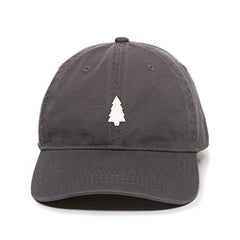 Forest Tree Baseball Cap Embroidered Cotton Adjustable Dad Hat