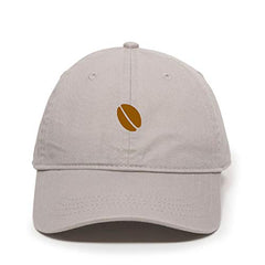 Coffee Bean Baseball Cap Embroidered Cotton Adjustable Dad Hat