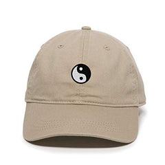 Yin Yang Baseball Cap Embroidered Cotton Adjustable Dad Hat