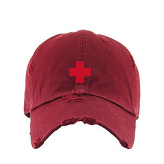 Lifeguard Vintage Baseball Cap Embroidered Cotton Adjustable Distressed Dad Hat