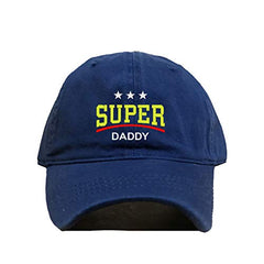 Super Daddy Dad Baseball Cap Embroidered Cotton Adjustable Dad Hat
