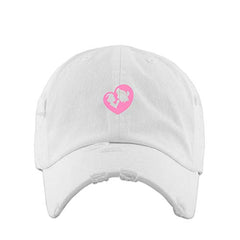 Mother Child Vintage Baseball Cap Embroidered Cotton Adjustable Distressed Dad Hat
