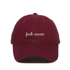 FCK Cancer, Awareness Baseball Cap Embroidered Cotton Adjustable Dad Hat