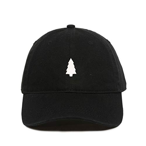 Forest Tree Baseball Cap Embroidered Cotton Adjustable Dad Hat