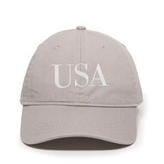 USA 4th of July Baseball Cap Embroidered Cotton Adjustable Dad Hat