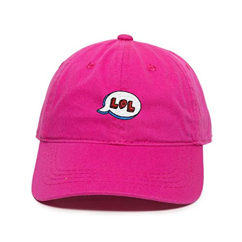 LOL Bubble Dad Baseball Cap Embroidered Cotton Adjustable Dad Hat