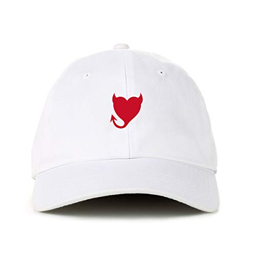 Devil Heart Baseball Cap Embroidered Cotton Adjustable Dad Hat