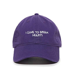 I Came to Break Hearts RiRi Baseball Cap Embroidered Cotton Adjustable Dad Hat