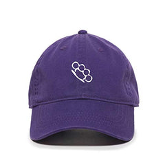 Brass Knuckles Dad Baseball Cap Embroidered Cotton Adjustable Dad Hat