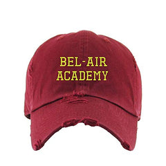 Bel-Air Academy Vintage Baseball Cap Embroidered Cotton Adjustable Distressed Dad Hat