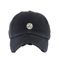 Volleyball Vintage Baseball Cap Embroidered Cotton Adjustable Distressed Dad Hat