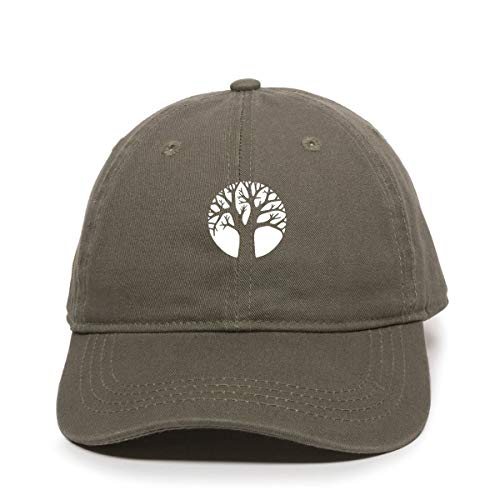 Tree of Life Baseball Cap Embroidered Cotton Adjustable Dad Hat