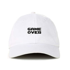Game Over Baseball Cap Embroidered Cotton Adjustable Dad Hat