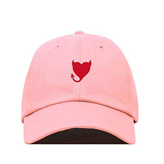 Devil Heart Baseball Cap Embroidered Cotton Adjustable Dad Hat