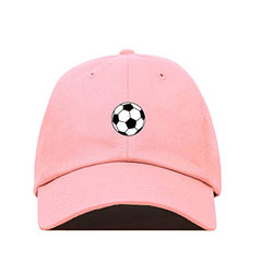 Soccer Ball Baseball Cap Embroidered Cotton Adjustable Dad Hat