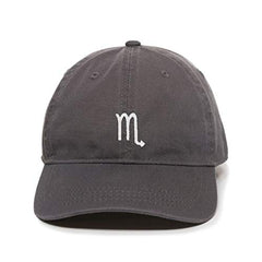 Scorpio Zodiac Baseball Cap Embroidered Cotton Adjustable Dad Hat