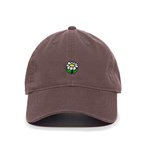 Daisy Baseball Cap Embroidered Cotton Adjustable Dad Hat