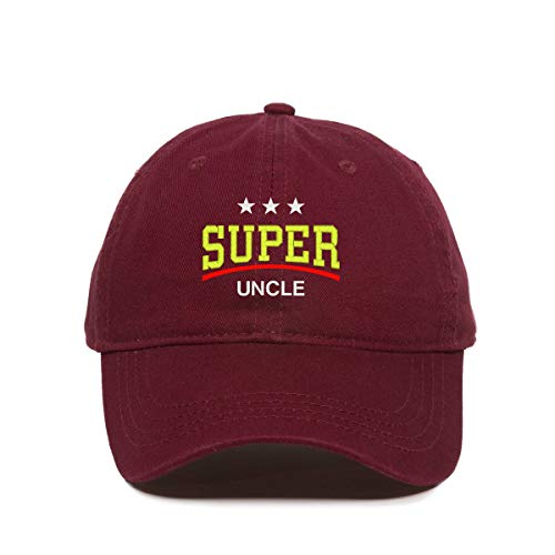Super Uncle Dad Baseball Cap Embroidered Cotton Adjustable Dad Hat
