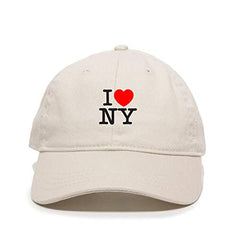 I Heart NY Dad Baseball Cap Embroidered Cotton Adjustable Dad Hat