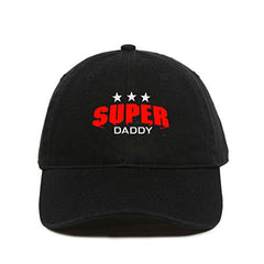 Super Daddy Dad Baseball Cap Embroidered Cotton Adjustable Dad Hat