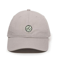 Volleyball Baseball Cap Embroidered Cotton Adjustable Dad Hat