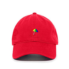 Colored Umbrella Baseball Cap Embroidered Cotton Adjustable Dad Hat