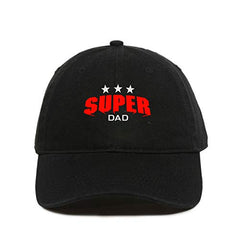 Super Dad Dad Baseball Cap Embroidered Cotton Adjustable Dad Hat