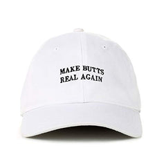 Make Butts Real Again MAGA Baseball Cap Embroidered Cotton Adjustable Dad Hat