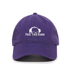 Feel The Bern Dad Baseball Cap Embroidered Cotton Adjustable Dad Hat