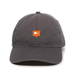 0 Likes Instagram Dad Baseball Cap Embroidered Cotton Adjustable Dad Hat