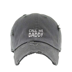 Call Me Daddy Vintage Baseball Cap Embroidered Cotton Adjustable Distressed Dad Hat