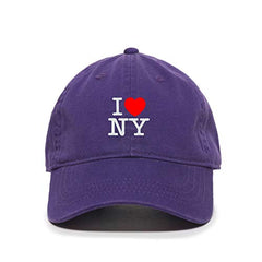 I Heart NY Dad Baseball Cap Embroidered Cotton Adjustable Dad Hat