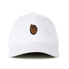 Baseball Glove Baseball Cap Embroidered Cotton Adjustable Dad Hat