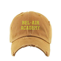 Bel-Air Academy Vintage Baseball Cap Embroidered Cotton Adjustable Distressed Dad Hat