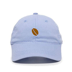 Coffee Bean Baseball Cap Embroidered Cotton Adjustable Dad Hat