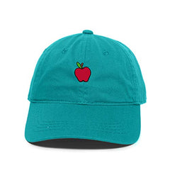 Teacher Apple Baseball Cap Embroidered Cotton Adjustable Dad Hat