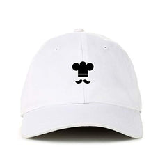 Mustache Chef Baseball Cap Embroidered Cotton Adjustble Dad Hat