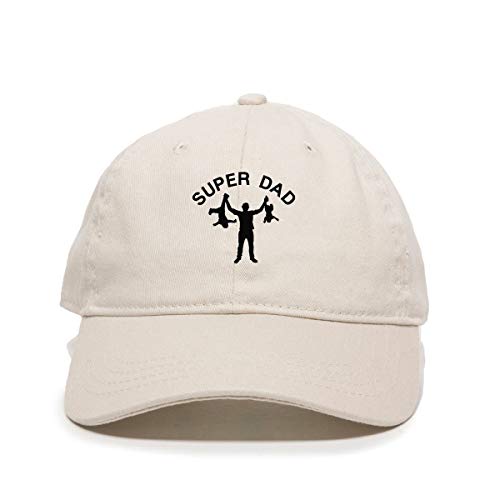 Funny Super Dad Dad Baseball Cap Embroidered Cotton Adjustable Dad Hat