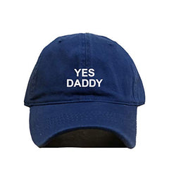 Yes Daddy Baseball Cap Embroidered Cotton Adjustable Dad Hat